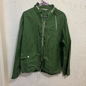 100% nylon vintage McGregor Forest Green Hooded Windbreaker